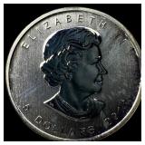 2011 Silver $5 Canada Grizzly 1 oz .9999 GEM BU