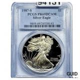 1987-S Silver Eagle PCGS PR69 DCAM