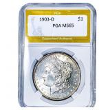 1903-O Morgan Silver Dollar PGA MS65