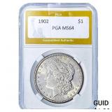 1902 Morgan Silver Dollar PGA MS64