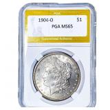 1904-O Morgan Silver Dollar PGA MS65