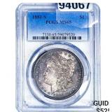 1881-S Morgan Silver Dollar PCGS MS65