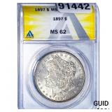 1897 Morgan Silver Dollar ANACS MS62