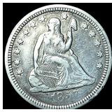 1857 Seated Liberty Quarter CLOSELY  UNCIRCULATED