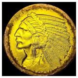 1909-D Indian Head Half Eagle $5 Gold HIGH  GRADE