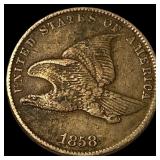1858 Flying Eagle Cent NEARLY UNCIRCULATED