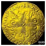 1515-1519 France Gold Ecu d