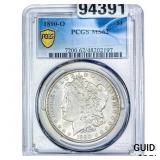 1890-O Morgan Silver Dollar PCGS MS62
