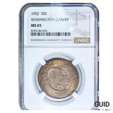 1952 Washington Carver Half Dollar NGC MS65
