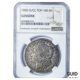 1900-O/CC Morgan Silver Dollar NGC Genuine Top 100