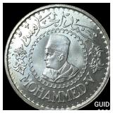 1956[1376] Morocco Mohammed V Silver 500 Francs