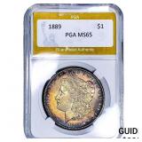 1889 Morgan Silver Dollar PGA MS65