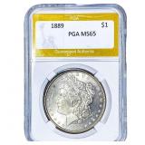 1889 Morgan Silver Dollar PGA MS65