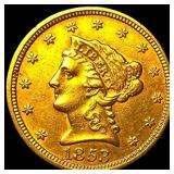 1853 Liberty Head Gold $2.50 Quarter Eagle  CHOIC