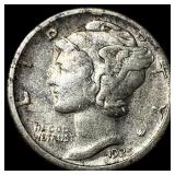 1925-S Silver Mercury Dime NEARLY  UNCIRCULATED