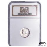 1940-D Mercury Silver Dime NGC MS66 FB