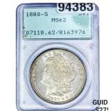 1880-S Morgan Silver Dollar PCGS MS62