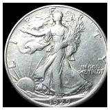 1929-D Silver Walking Liberty Half Dollar  CLOSEL