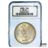 1883 Morgan Silver Dollar NGC MS64