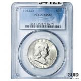 1962-D Franklin Half Dollar PCGS MS65