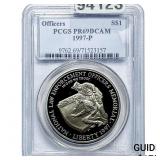 1997-P Nat. Law Enfor. Officers Memorial Silver $1