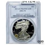2002-W Silver Eagle PCGS PR69 DCAM