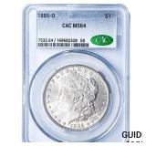 1885-O Morgan Silver Dollar CAC MS64