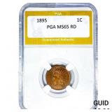 1895 Indian Head Cent PGA MS65 RD