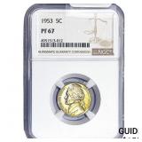 1953 Jefferson Nickel NGC PF67