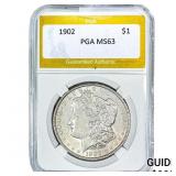 1902 Morgan Silver Dollar PGA MS63