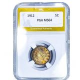 1912 Liberty Victory Nickel PGA MS64