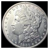 1883-S Morgan Silver Dollar CHOICE AU