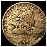 1857 Flying Eagle Cent LIGHTLY CIRCULATED