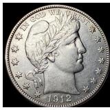 1912-D Silver Half Dollar Barber UNCIRCULATED