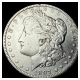 1897-O Silver Morgan Dollar NEARLY UNCIRCULATED