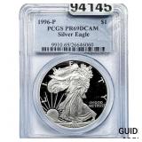 1996-P Silver Eagle PCGS PR69 DCAM