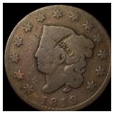 1819 Coronet Head Large Cent NICELY  CIRCULATED