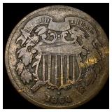 1864 Two-Cent Piece NICELY CIRCULATED