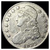 1832 Capped Bust Half Dollar LIGHTLY CIRCULATED