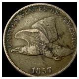 1857 Flying Eagle Cent ABOUT UNCIRCULATED