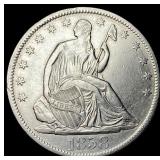 1858-O Silver Half Dollar UNCIRCULATED