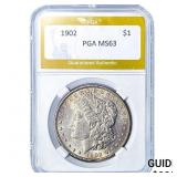1902 Morgan Silver Dollar PGA MS63