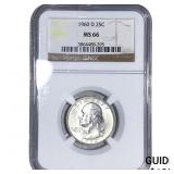 1960-D Washington Silver Quarter NGC MMS66