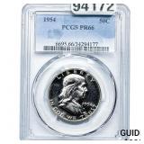 1954 Franklin Half Dollar PCGS PR66