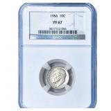 1956 Roosevelt Dime NGC PF67