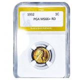 1932 Wheat Cent PGA MS66+ RD