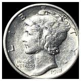 1918-S Silver Mercury Dime UNCIRCULATED