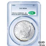 1884 Morgan Silver Dollar CAC MS64