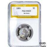1883 Liberty Victory Nickel PGA MS63 No Cents