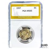 1937 Buffalo Nickel PGA MS65